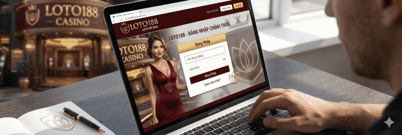 Đăng nhập Loto188 bằng web