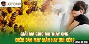 Giải Mã Giấc Mơ Thấy Ong: Điềm Báo May Mắn Hay Xui Xẻo?